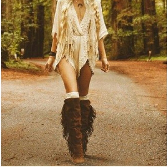 naughty monkey Shoes - 🌻Naughty Monkey Boho Fringe Boot